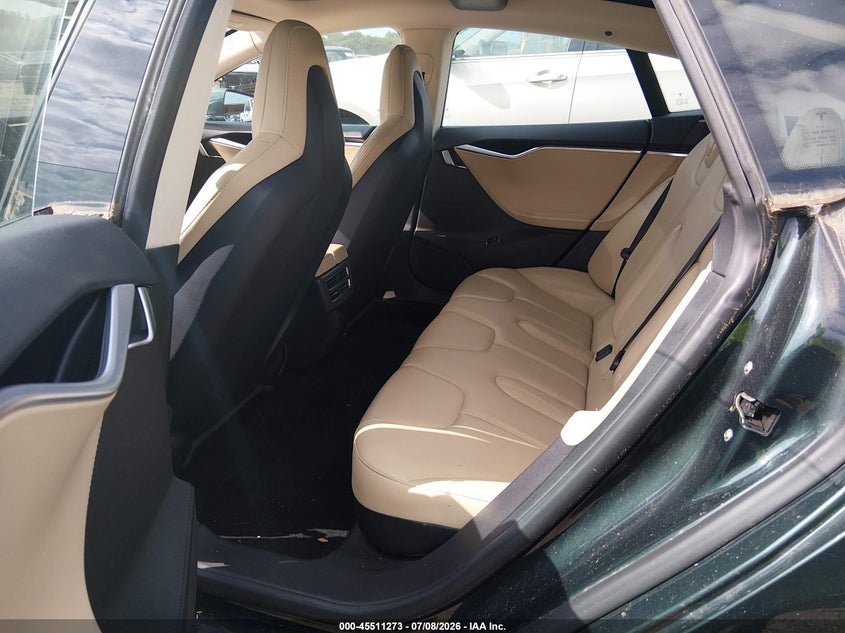 2013 Tesla Model s VIN 5YJSA1CN2DFP05490 IAAI salvage auction — NORMAL WEAR, Salvage Title, sold $575 on 2026-07-29 (photo 8)