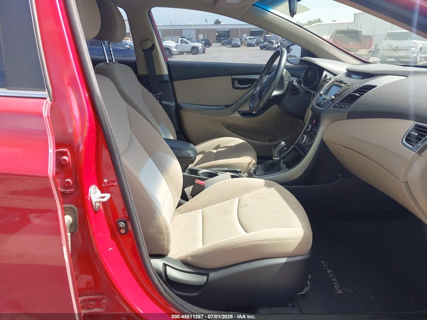 2016 Hyundai Elantra VIN KMHDH4AEXGU546010 IAAI salvage auction — NORMAL WEAR, Clear (Oklahoma), sold $1,700 on 2026-07-15 (photo 5)