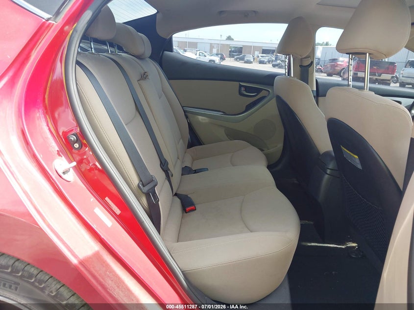 2016 Hyundai Elantra VIN KMHDH4AEXGU546010 IAAI salvage auction — NORMAL WEAR, Clear (Oklahoma), sold $1,700 on 2026-07-15 (photo 8)