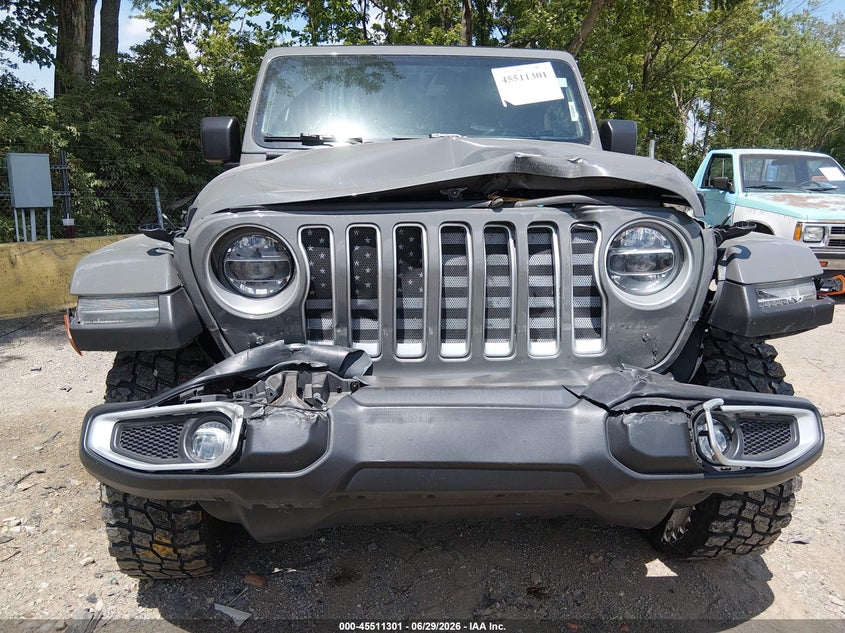 2021 Jeep Wrangler / VIN 1C4HJXEG1MW608305 IAAI salvage auction — FRONT END, Salvage Title, sold $11,100 on 2026-08-01 (photo 6)