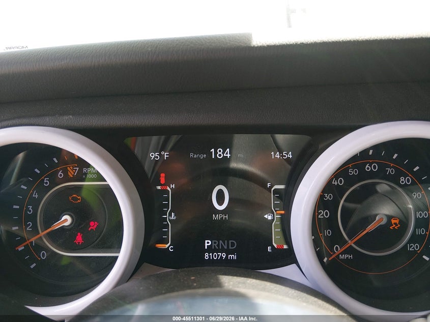 2021 Jeep Wrangler / VIN 1C4HJXEG1MW608305 IAAI salvage auction — FRONT END, Salvage Title, sold $11,100 on 2026-08-01 (photo 7)