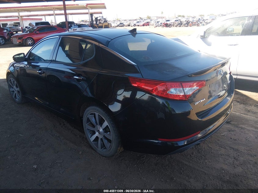 2012 Kia Optima VIN 5XXGR4A6XCG077606 IAAI salvage auction — NORMAL WEAR, Clear (Virginia), sold $450 on 2026-07-28 (photo 3)
