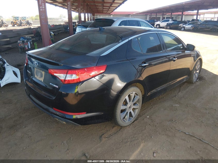 2012 Kia Optima VIN 5XXGR4A6XCG077606 IAAI salvage auction — NORMAL WEAR, Clear (Virginia), sold $450 on 2026-07-28 (photo 4)