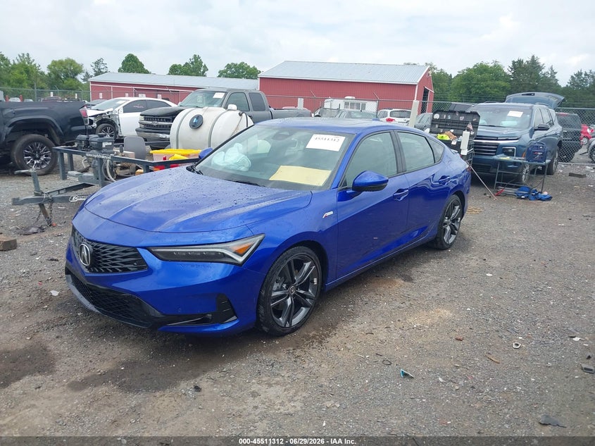 2025 Acura Integra VIN 19UDE4H66SA020366 IAAI salvage auction — RIGHT FRONT, Salvage Title, sold $11,700 on 2026-08-25 (photo 2)