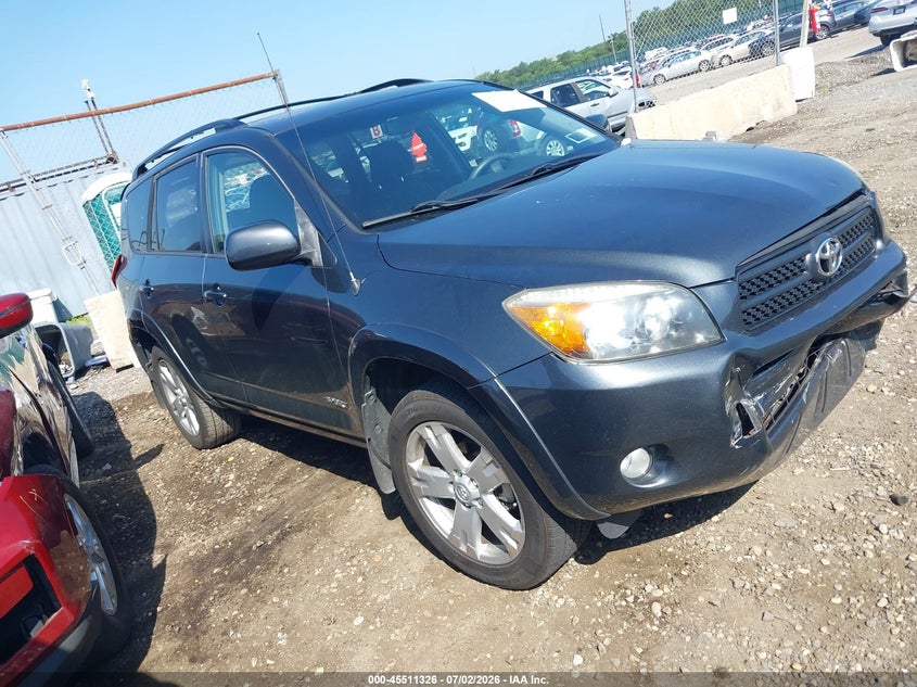 2008 Toyota Rav4 VIN JTMBD32V485187202 IAAI salvage auction — FRONT & REAR, Mv-907A (New York), sold $25 on 2026-07-21 (photo 1)