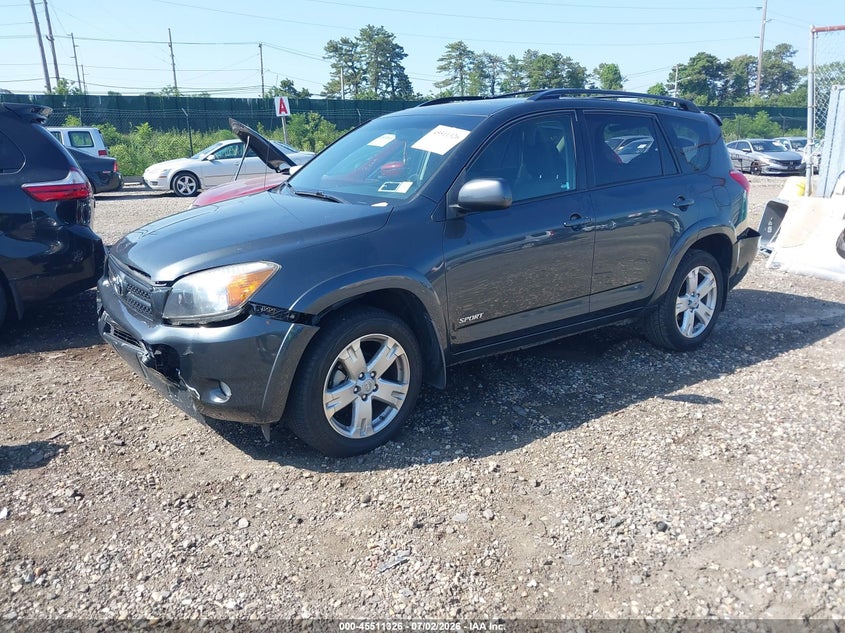 2008 Toyota Rav4 VIN JTMBD32V485187202 IAAI salvage auction — FRONT & REAR, Mv-907A (New York), sold $25 on 2026-07-21 (photo 2)