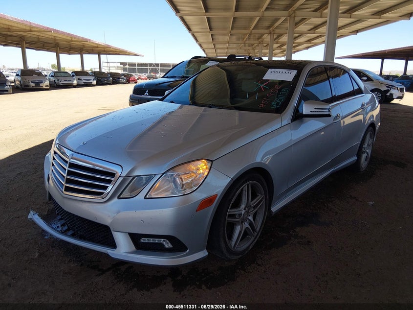 2011 Mercedes-benz E-class VIN WDDHF5GB5BA451952 IAAI salvage auction — NORMAL WEAR, Clear (Arizona), sold $1,300 on 2026-07-28 (photo 2)