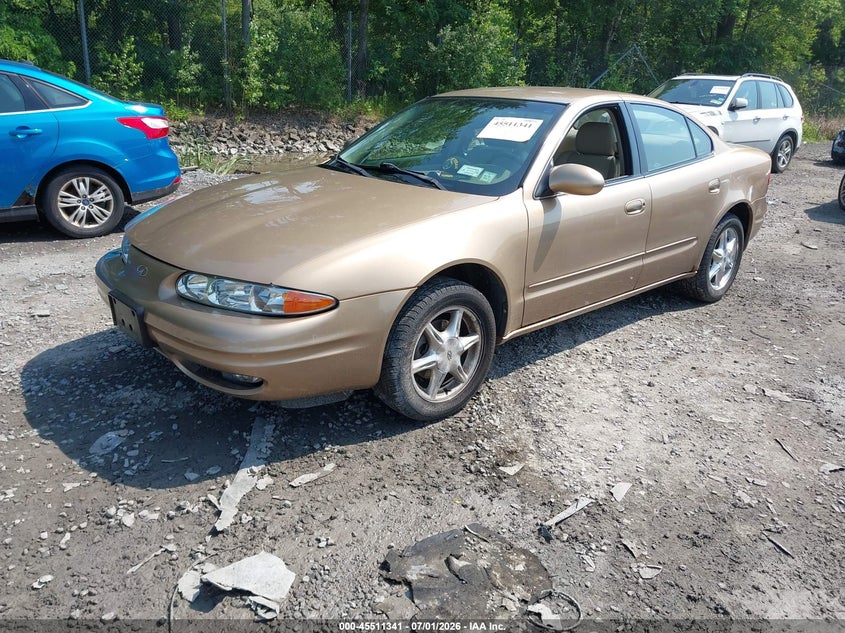 1999 Oldsmobile Alero VIN 1G3NF52E7XC388282 IAAI salvage auction — RIGHT SIDE, Clear (New York), sold $375 on 2026-07-28 (photo 2)