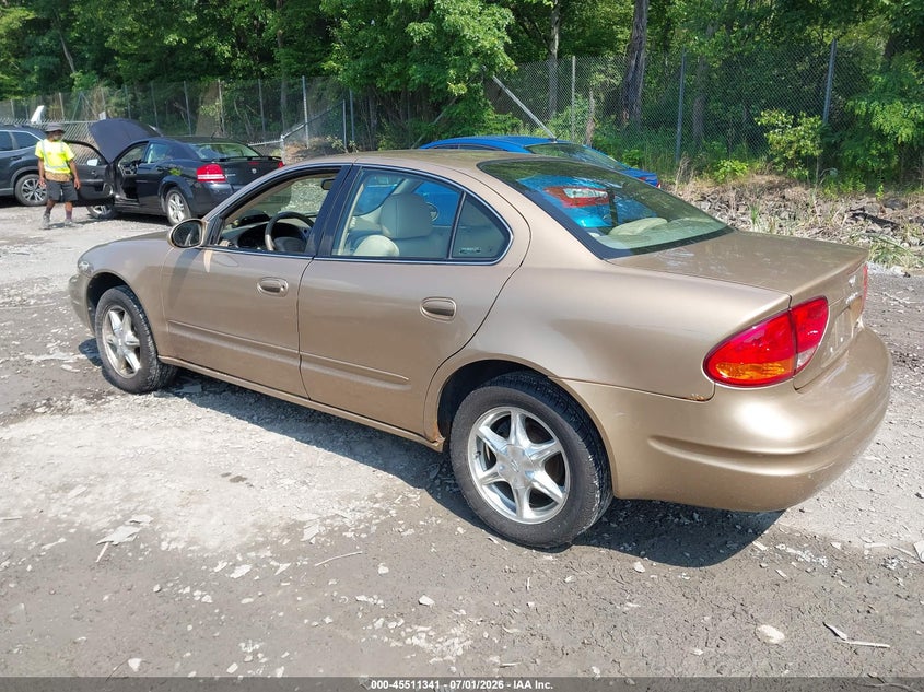1999 Oldsmobile Alero VIN 1G3NF52E7XC388282 IAAI salvage auction — RIGHT SIDE, Clear (New York), sold $375 on 2026-07-28 (photo 3)
