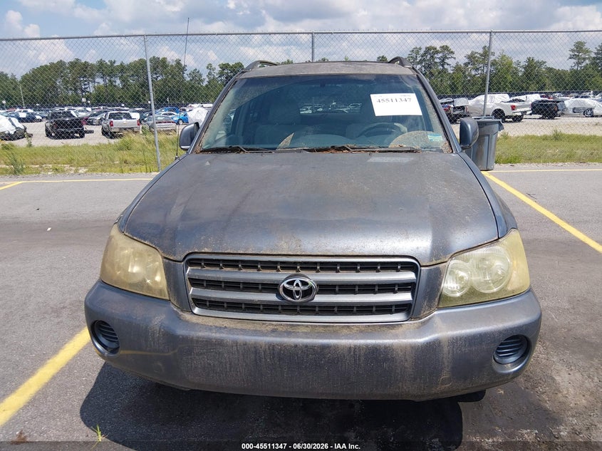 2003 Toyota Highlander VIN JTEGD21A930072921 IAAI salvage auction — NORMAL WEAR, Clear (South Carolina), sold $1,400 on 2026-07-15 (photo 6)