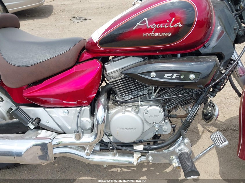 2016 Hyosung VIN KM4MJ5257G1701334 IAAI salvage auction — NORMAL WEAR, Original (Ohio), sold $250 on 2026-07-16 (photo 8)