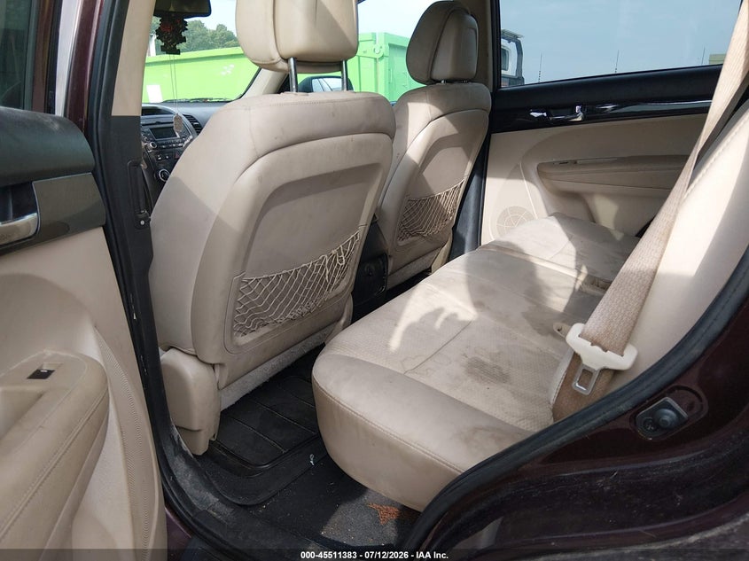 2012 Kia Sorento VIN 5XYKT3A67CG302033 IAAI salvage auction — NORMAL WEAR, Clear (Louisiana), sold $100 on 2026-07-29 (photo 8)