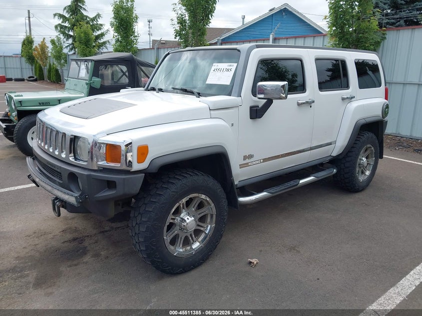 2007 Hummer H3 VIN 5GTDN13EX78254092 IAAI salvage auction — NORMAL WEAR, Peddle Clear Public-Restricted (Oregon), sold $650 on 2026-07-28 (photo 2)