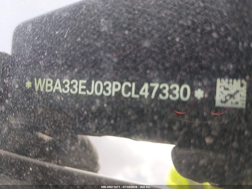 2023 BMW 7er VIN WBA33EJ03PCL47330 IAAI salvage auction — UNKNOWN, Wait Title, sold $34,000 on 2026-08-17 (photo 9)
