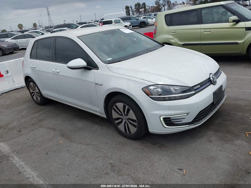 2019 Volkswagen E-golf VIN WVWKR7AU3KW902408 IAAI salvage auction — LEFT SIDE, Salvage (California), sold $125 on 2026-07-30 (photo 1)