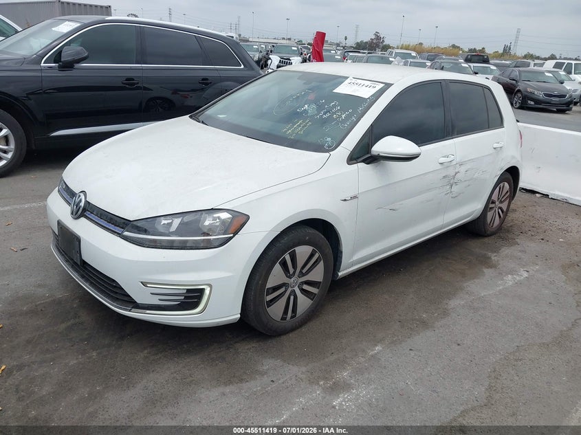 2019 Volkswagen E-golf VIN WVWKR7AU3KW902408 IAAI salvage auction — LEFT SIDE, Salvage (California), sold $125 on 2026-07-30 (photo 2)