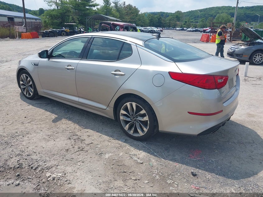 2014 Kia Optima VIN 5XXGR4A61EG310419 IAAI salvage auction — NORMAL WEAR, Clear (Pennsylvania), sold $350 on 2026-07-15 (photo 3)