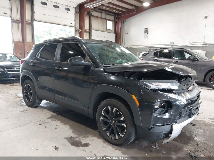 2021 Chevrolet Trailblazer VIN KL79MRSL7MB035505 IAAI salvage auction — FRONT END, Salvage Title, sold $1,600 on 2026-07-15 (photo 1)