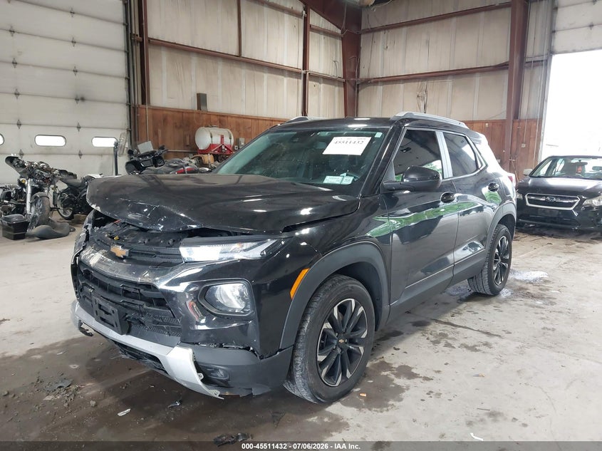 2021 Chevrolet Trailblazer VIN KL79MRSL7MB035505 IAAI salvage auction — FRONT END, Salvage Title, sold $1,600 on 2026-07-15 (photo 2)