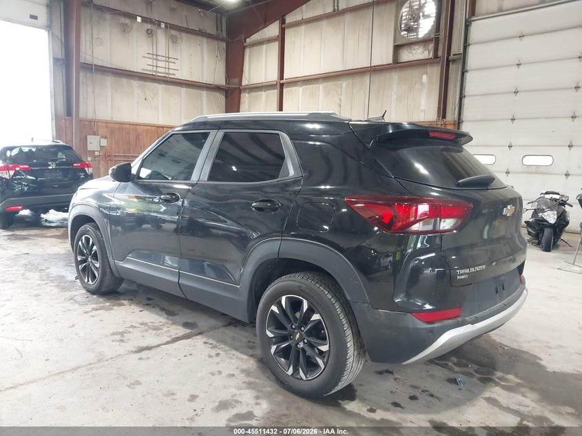 2021 Chevrolet Trailblazer VIN KL79MRSL7MB035505 IAAI salvage auction — FRONT END, Salvage Title, sold $1,600 on 2026-07-15 (photo 3)
