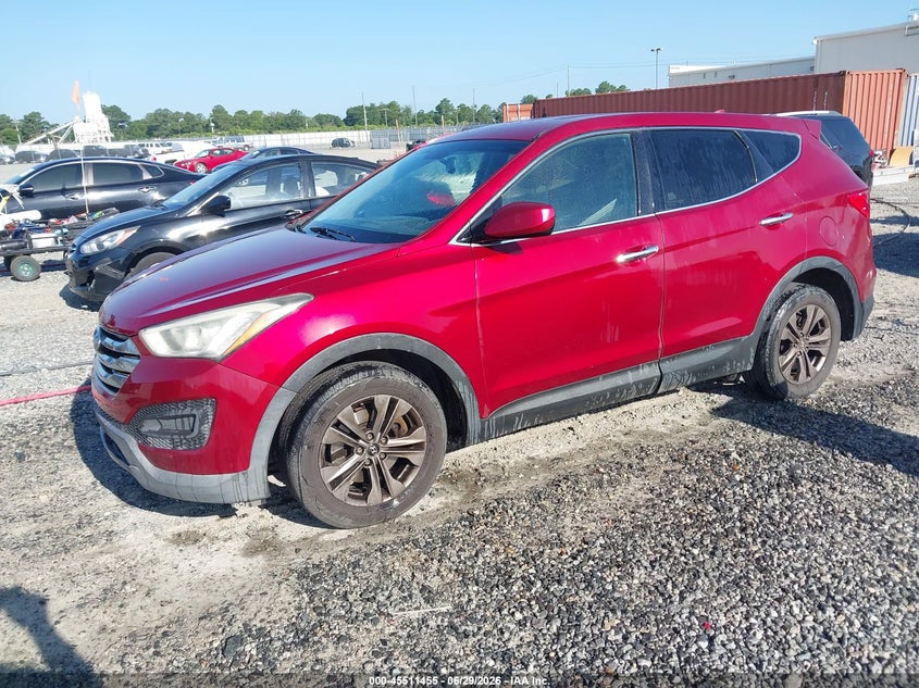 2013 Hyundai Santa fe VIN 5XYZT3LB3DG060366 IAAI salvage auction — NORMAL WEAR, Repossession Paperwork (Georgia), sold $375 on 2026-07-16 (photo 2)