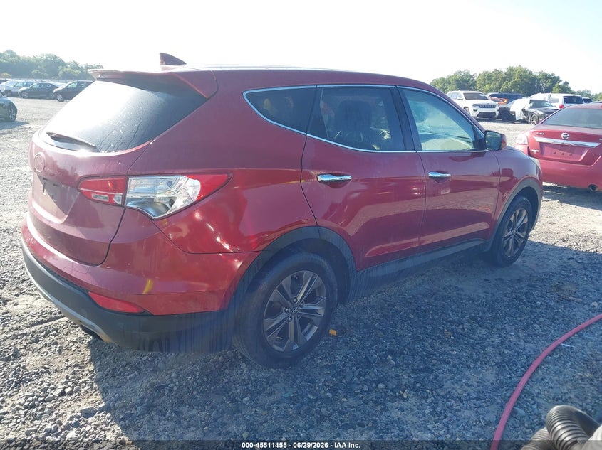 2013 Hyundai Santa fe VIN 5XYZT3LB3DG060366 IAAI salvage auction — NORMAL WEAR, Repossession Paperwork (Georgia), sold $375 on 2026-07-16 (photo 4)