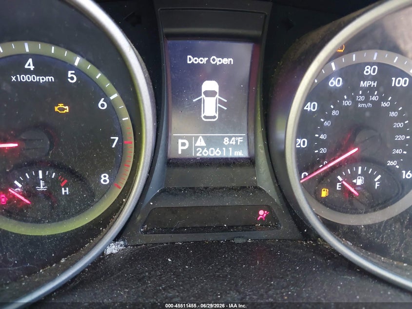 2013 Hyundai Santa fe VIN 5XYZT3LB3DG060366 IAAI salvage auction — NORMAL WEAR, Repossession Paperwork (Georgia), sold $375 on 2026-07-16 (photo 7)
