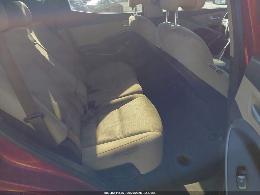 2013 Hyundai Santa fe VIN 5XYZT3LB3DG060366 IAAI salvage auction — NORMAL WEAR, Repossession Paperwork (Georgia), sold $375 on 2026-07-16 (photo 8)