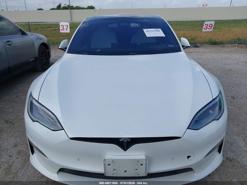 2022 Tesla Model s VIN 5YJSA1E69NF461800 IAAI salvage auction — NORMAL WEAR, Salvage Title, sold $27,350 on 2026-07-20 (photo 6)