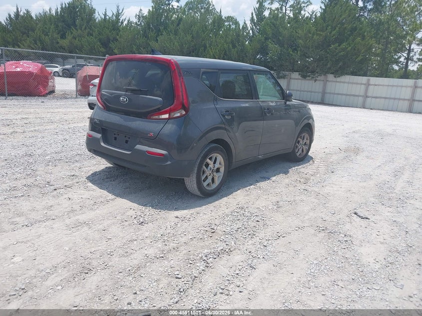 2020 Kia Soul VIN KNDJ23AU9L7735458 IAAI salvage auction — NORMAL WEAR, Clear (Florida), sold $1,200 on 2026-07-16 (photo 4)