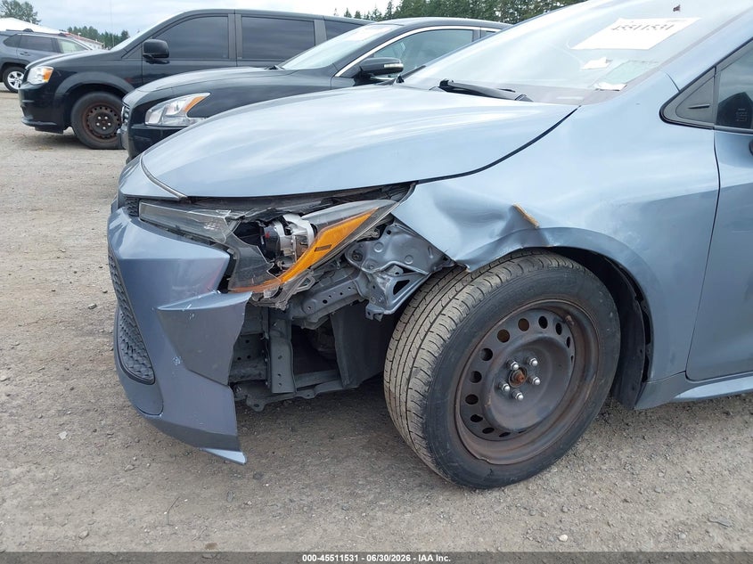 2020 Toyota Corolla VIN JTDEPRAE2LJ057086 IAAI salvage auction — FRONT END, Salvage Title, sold $50 on 2026-07-29 (photo 6)
