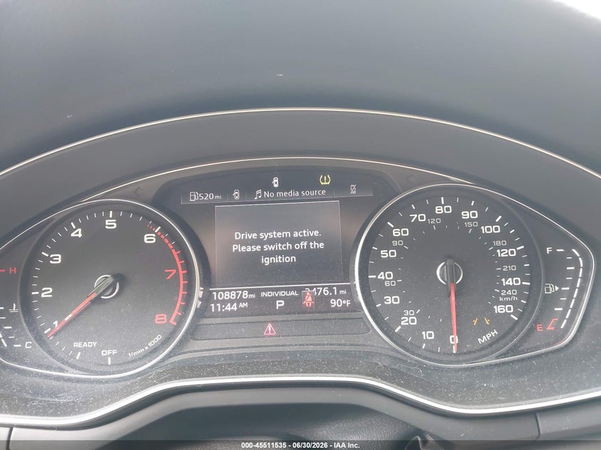 2021 Audi A5 VIN WAUDACF57MA016003 IAAI salvage auction — LEFT SIDE, Salvage Title, sold $9,450 on 2026-08-17 (photo 7)