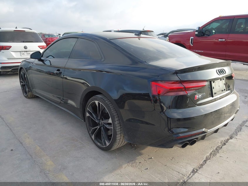 2020 Audi S5 VIN WAUP4AF5XLA002202 IAAI salvage auction — SIDE, Original (Texas), sold $8,700 on 2026-09-06 (photo 3)
