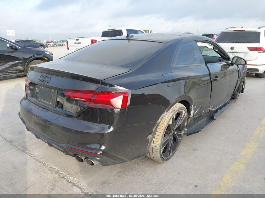 2020 Audi S5 VIN WAUP4AF5XLA002202 IAAI salvage auction — SIDE, Original (Texas), sold $8,700 on 2026-09-06 (photo 4)