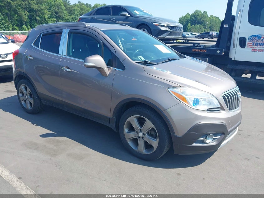 2014 Buick Encore VIN KL4CJBSB0EB586015 IAAI salvage auction — NORMAL WEAR, Clear (North Carolina), sold $350 on 2026-07-15 (photo 1)