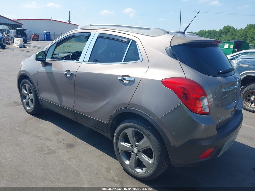 2014 Buick Encore VIN KL4CJBSB0EB586015 IAAI salvage auction — NORMAL WEAR, Clear (North Carolina), sold $350 on 2026-07-15 (photo 3)