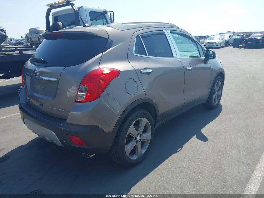 2014 Buick Encore VIN KL4CJBSB0EB586015 IAAI salvage auction — NORMAL WEAR, Clear (North Carolina), sold $350 on 2026-07-15 (photo 4)