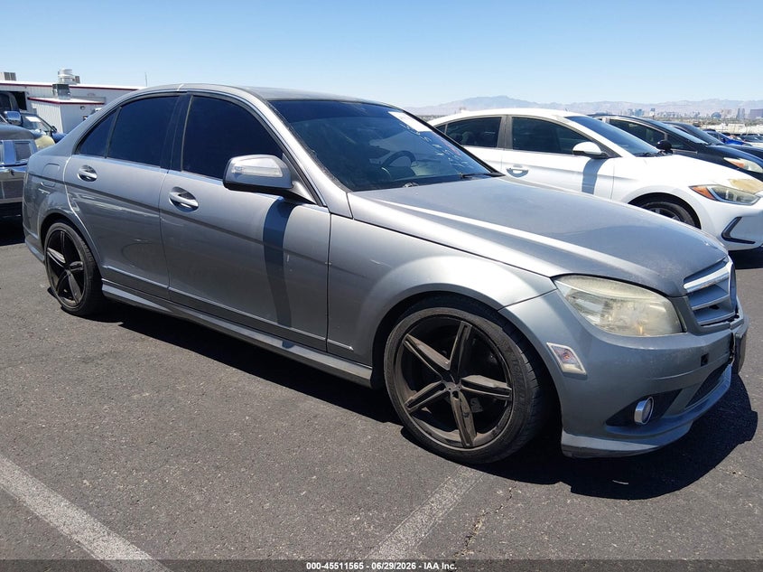 2009 Mercedes-benz C class VIN WDDGF81X39R067231 IAAI salvage auction — NORMAL WEAR, Regular (Nevada), sold $800 on 2026-08-14 (photo 1)