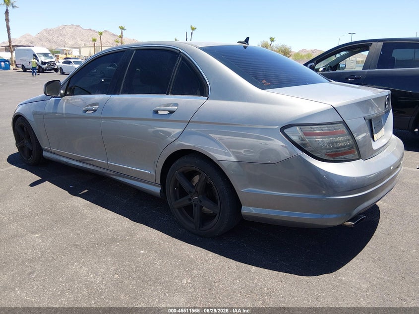 2009 Mercedes-benz C class VIN WDDGF81X39R067231 IAAI salvage auction — NORMAL WEAR, Regular (Nevada), sold $800 on 2026-08-14 (photo 3)