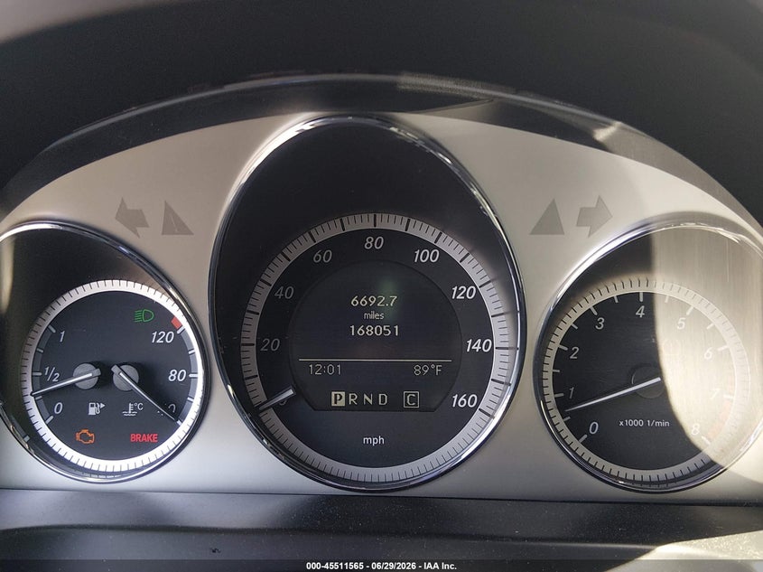2009 Mercedes-benz C class VIN WDDGF81X39R067231 IAAI salvage auction — NORMAL WEAR, Regular (Nevada), sold $800 on 2026-08-14 (photo 7)
