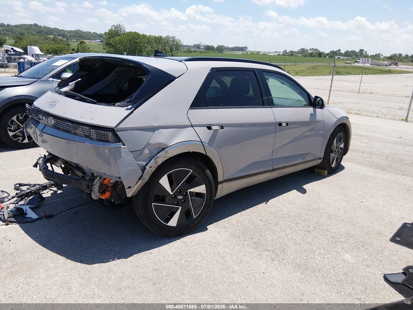 2025 Hyundai Ioniq 5 VIN 7YAKR4DA5SY002932 IAAI salvage auction — REAR END, Salvage Title, sold $11,350 on 2026-08-13 (photo 4)