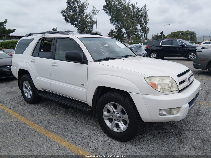 2004 Toyota 4runner VIN JTEZU14R840040192 IAAI salvage auction — ROOF, Salvage (California), sold $2,150 on 2026-07-21 (photo 1)