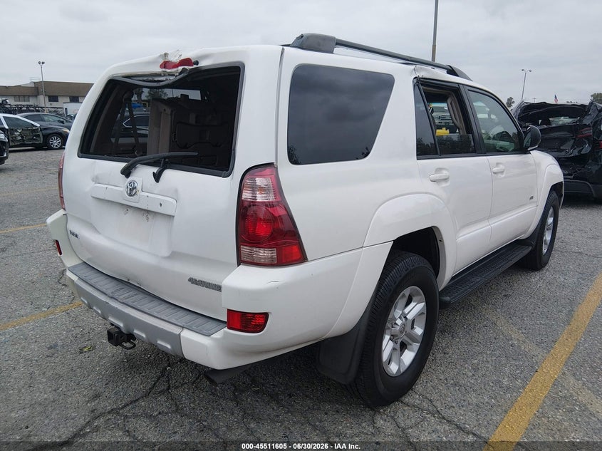 2004 Toyota 4runner VIN JTEZU14R840040192 IAAI salvage auction — ROOF, Salvage (California), sold $2,150 on 2026-07-21 (photo 4)