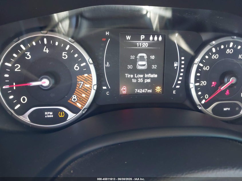 2019 Jeep Renegade VIN ZACNJAAB2KPK95086 IAAI salvage auction — RIGHT FRONT, Salvage (Arizona), sold $1,350 on 2026-07-23 (photo 7)