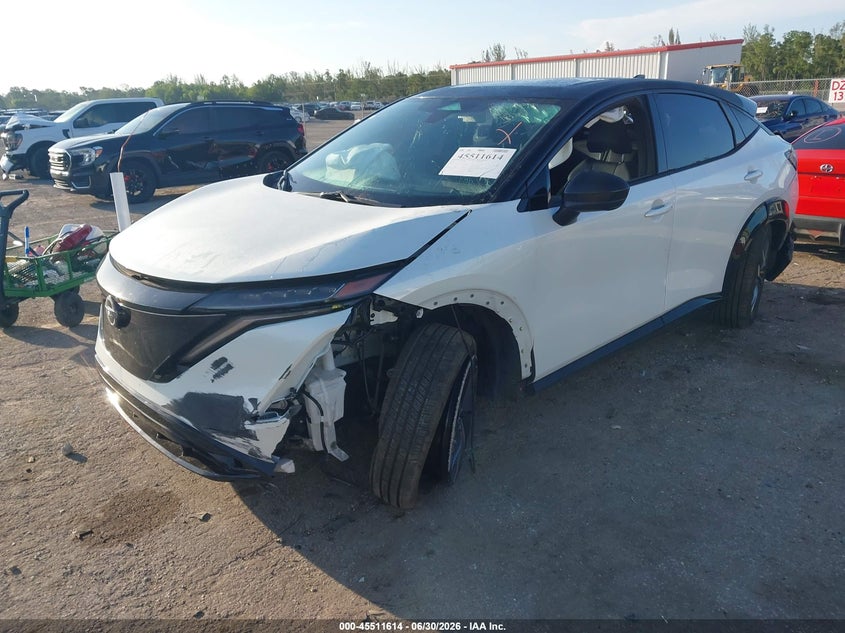 2023 Nissan Ariya VIN JN1DF0BB1PM708584 IAAI salvage auction — REAR END, Certificate Of Destruction (Florida), sold $5,100 on 2026-08-02 (photo 2)