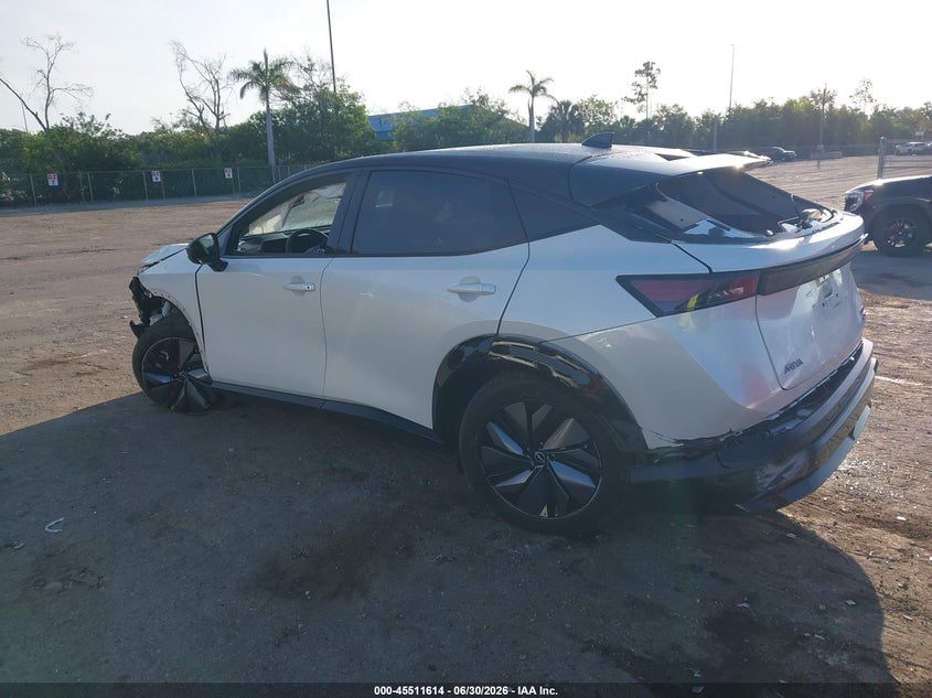 2023 Nissan Ariya VIN JN1DF0BB1PM708584 IAAI salvage auction — REAR END, Certificate Of Destruction (Florida), sold $5,100 on 2026-08-02 (photo 3)
