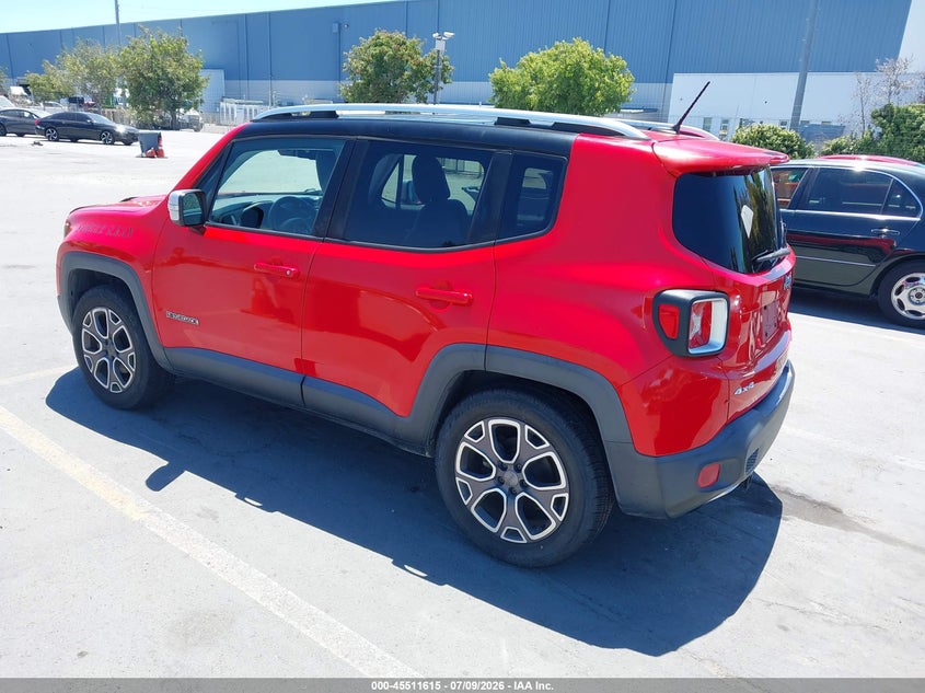2015 Jeep Renegade VIN ZACCJBDT0FPB68504 IAAI salvage auction — NORMAL WEAR, Clear - Dealer Only (California), sold $1,325 on 2026-07-20 (photo 3)