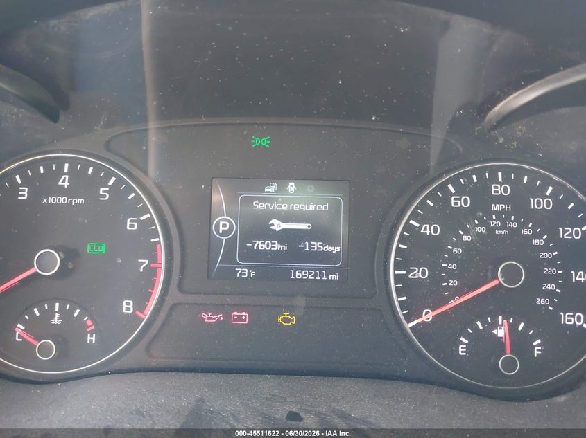 2016 Kia Optima VIN KNAGT4L30G5077254 IAAI salvage auction — NORMAL WEAR, Clear (California), sold $1,675 on 2026-07-23 (photo 7)