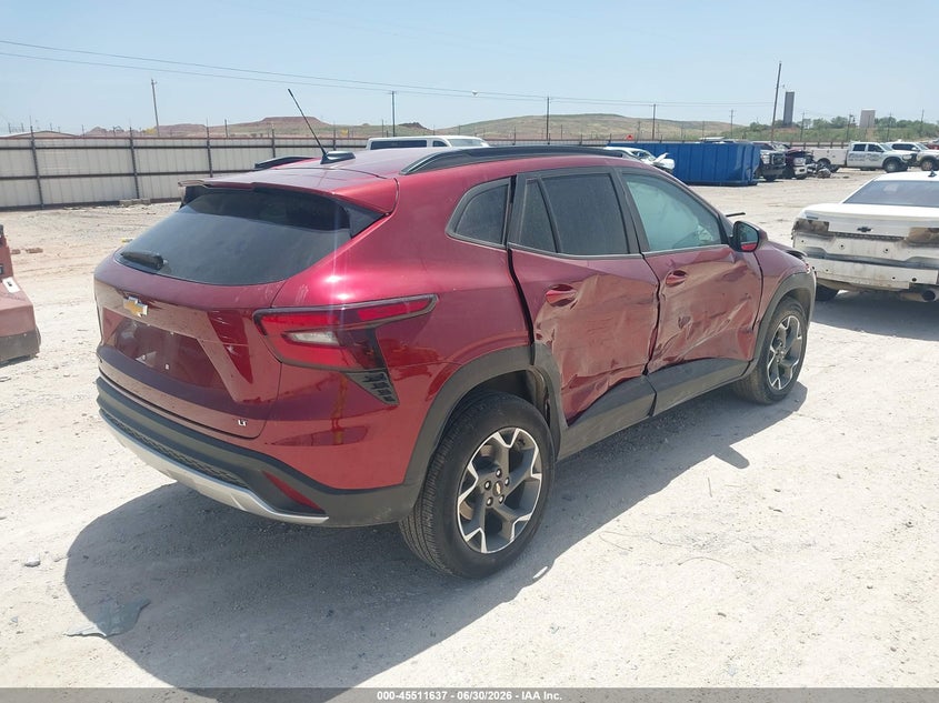 2025 Chevrolet Trax VIN KL77LHEP9SC235263 IAAI salvage auction — ROLLOVER, Certificate Of Destruction (Florida), sold $1,900 on 2026-07-07 (photo 4)