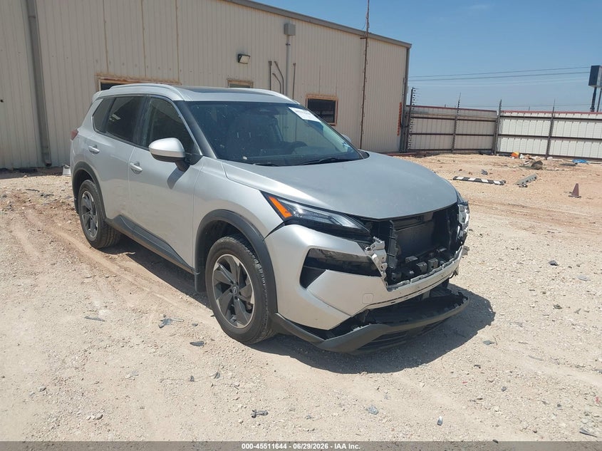 2025 Nissan Rogue VIN JN8BT3BA3SW006063 IAAI salvage auction — FRONT END, Enterprise Vehicles Clear Only (Texas), sold $13,800 on 2026-07-07 (photo 1)